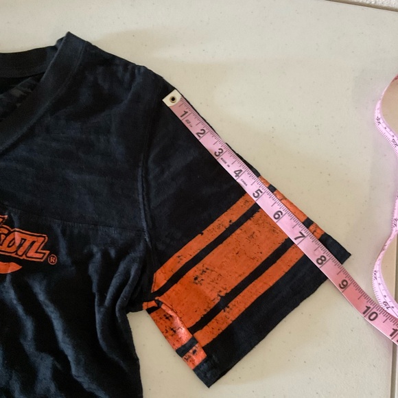 Harley Davidson Cafe Las Vegas T-Shirt Burnout Short Sleeve Tee Women’s Size L - Picture 6 of 9